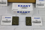 Exakt Small Rifle Primers 5.56. Boxer type. 1 Case / 5000 pcs . No credit card fees. Enter promo code 5off and get $5 off your order
